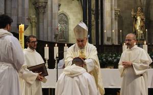 Fray Bernardo Sastre y Fray Cecilio Molina son ordenados diáconos