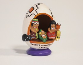 Belén Artesanal en Huevo