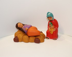 Belén 3 piezas madre dormida