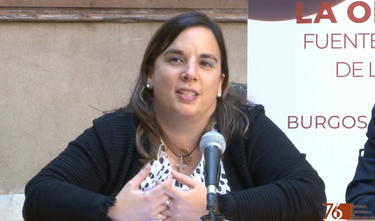 Belen Sanchez en rueda de prensa Semana de Misionología