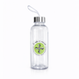 Botellas de plástico transparente