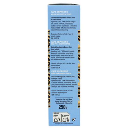 Café Espresso molido BIO-FT 250g