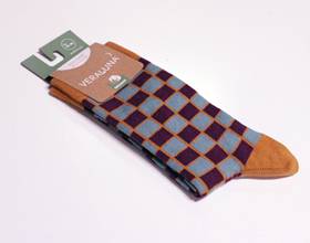 Calcetines Checks Green