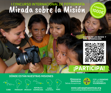 Cartel concurso de fotografía Mirada sobre la Misión Misioneros Dominicos