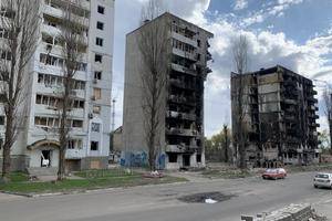 Compasión dominicana con Ucrania en guerra, edificios bombardeados Familia Dominicana