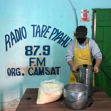 David Ibáñez en el bañado