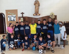 Equipo de fútbol infantil
