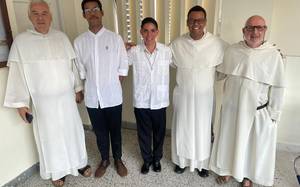 La Provincia de Hispania acoge a dos prenovicios en La Habana