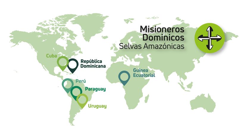 Mapa con logo