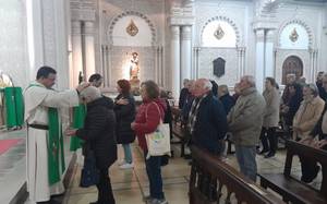 La misa de Salud y Bienestar cumple un año en la Parroquia Ntra. Señora del Rosario y Santo Domingo