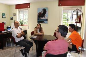 Mons David Martínez, obispo de Puerto Maldonado, visita nuestro equipo Misioneros Dominicos Selvas Amazónicas