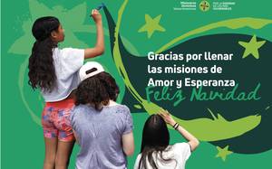 ¡Feliz Navidad! Gracias por hacer mejor la vida de los más vulnerables, colaborando con nuestras misiones