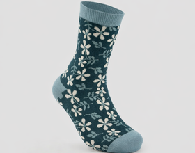Calcetines Flowers Blue