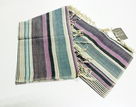 Pañuelo algodón Toronjo agua/malva