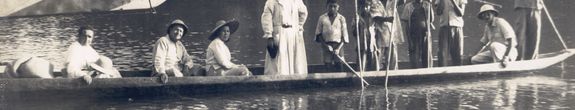 Ricardo Álvarez en el río