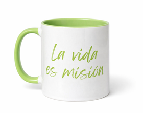 Taza ¨La vida es misión¨
