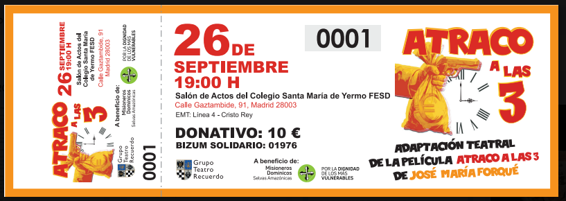 Entradas Teatro Solidario