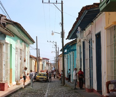 Trinidad, Cuba, vista de la calle