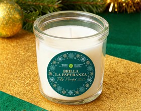 Vela aromática pequeña