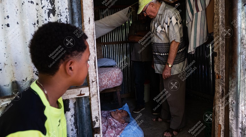 Visita de Anselmo a un enfermo